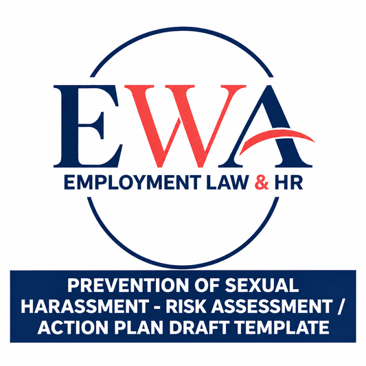Prevention of Sexual Harassment - Risk Assessment/Action Plan Draft Template